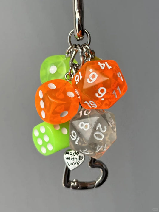 Green Apple Juice Dice Charm