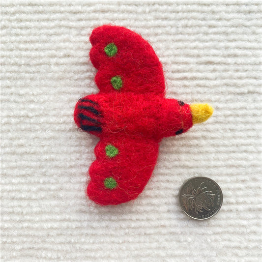 Handmade Wool Felt Birds Brooch