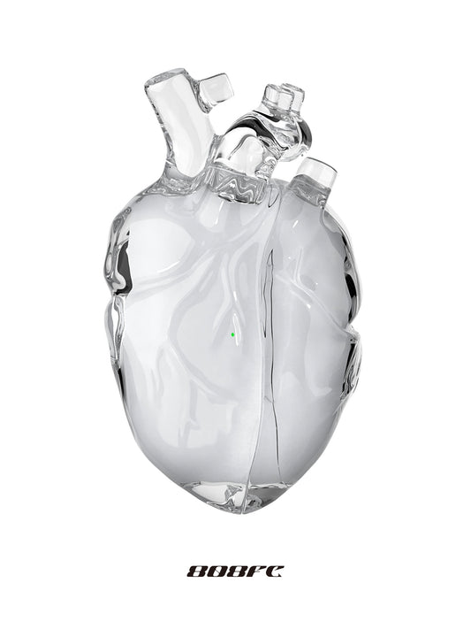 Clear Heart-Shaped Liquid Silicone Protection Case for AirPods