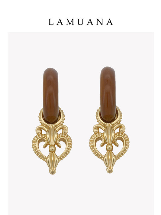 Heart Scepter Earrings