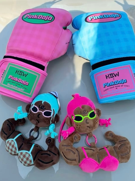 Melanin Muscle Gym Girl Bag Charm