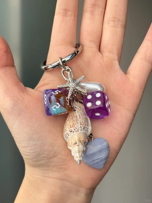 Ocean Legend Shell Dice Charm