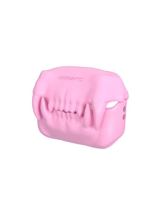 Pink Fang Tooth Silicone Protection Case for AirPods