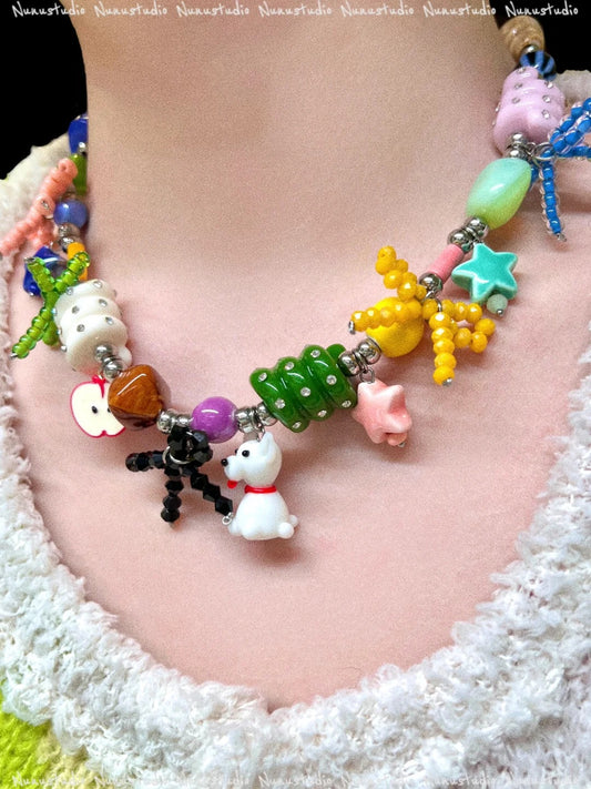 Puppy’s Orchard Necklace