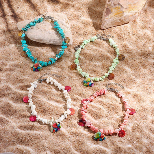 Rainbow Shell Bracelet