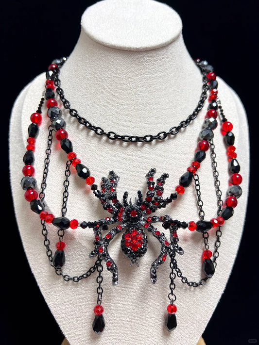 Red Spider Necklace