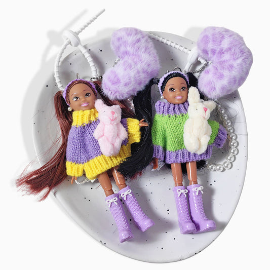 Twin Barbie Bag Charm