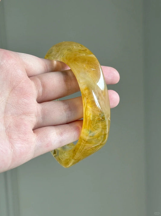Irregular Amber Bangle