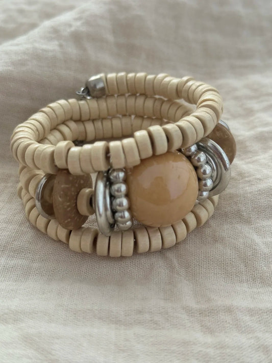 Wood Bead Bracelet