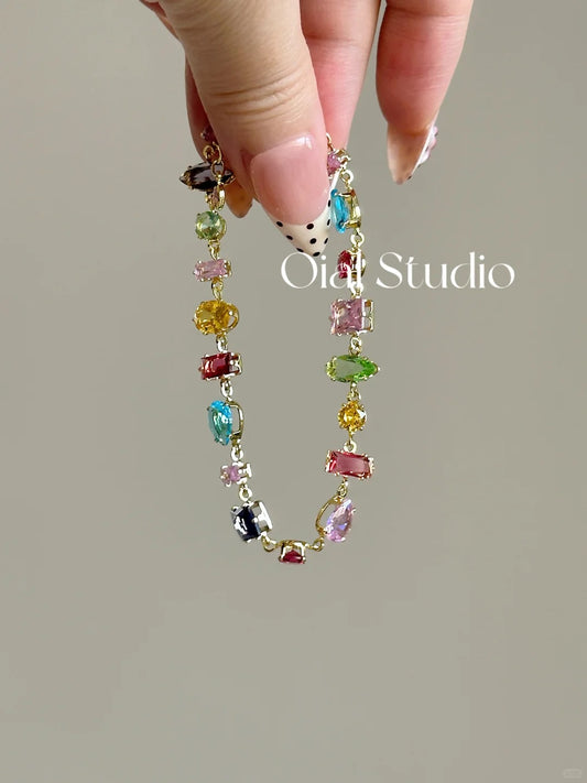 Rainbow Gemstone Bracelet