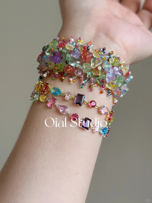 Rainbow Gemstone Bracelet