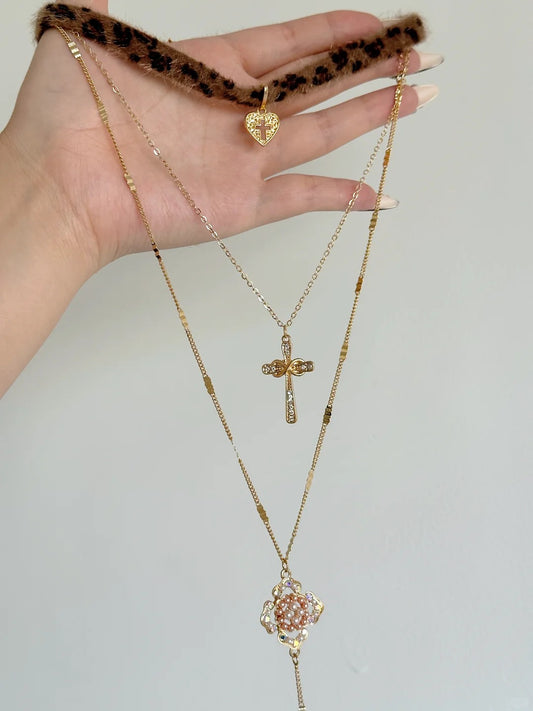 Leopard Layered Necklace