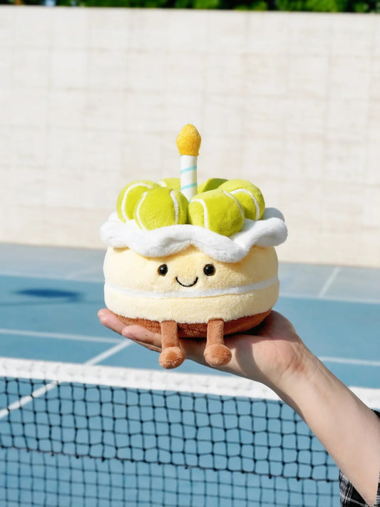 【Authentic】Tennis Birthday Cake Plush
