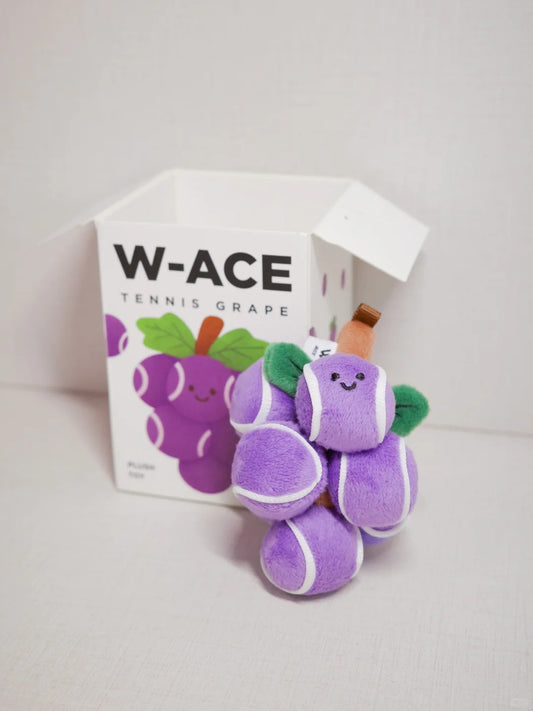 【Authentic】Tennis Grape Plush Bag Charm