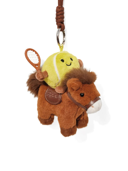 【Authentic】Tennis Pony Plush Bag Charm