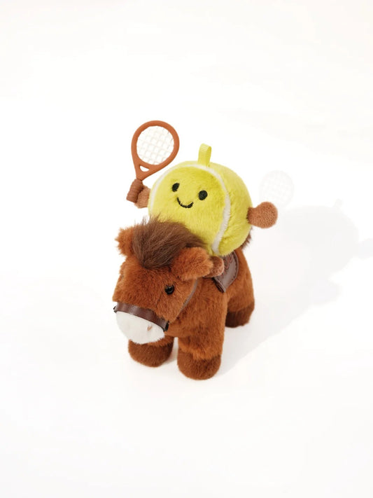 【Authentic】Tennis Pony Plush Bag Charm
