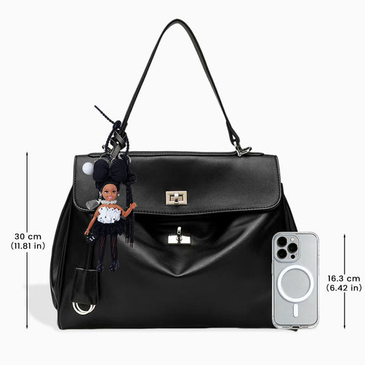 Black Golf Barbie Doll Bag Charm