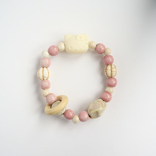 Ceramic Kitty Bracelet