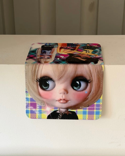 Blythe Doll Themed Passport Holder