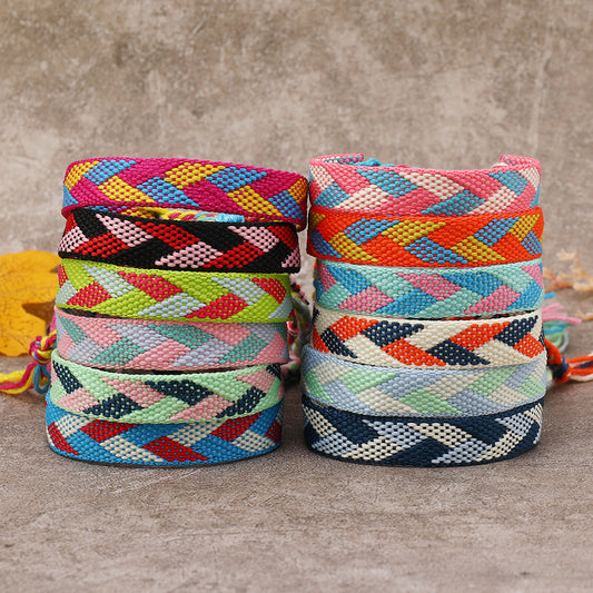 Handwoven Rhombus Bracelet