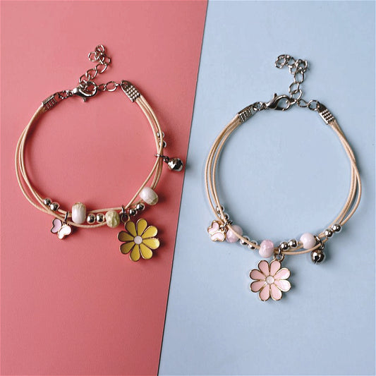 Ceramic Daisy Bracelet