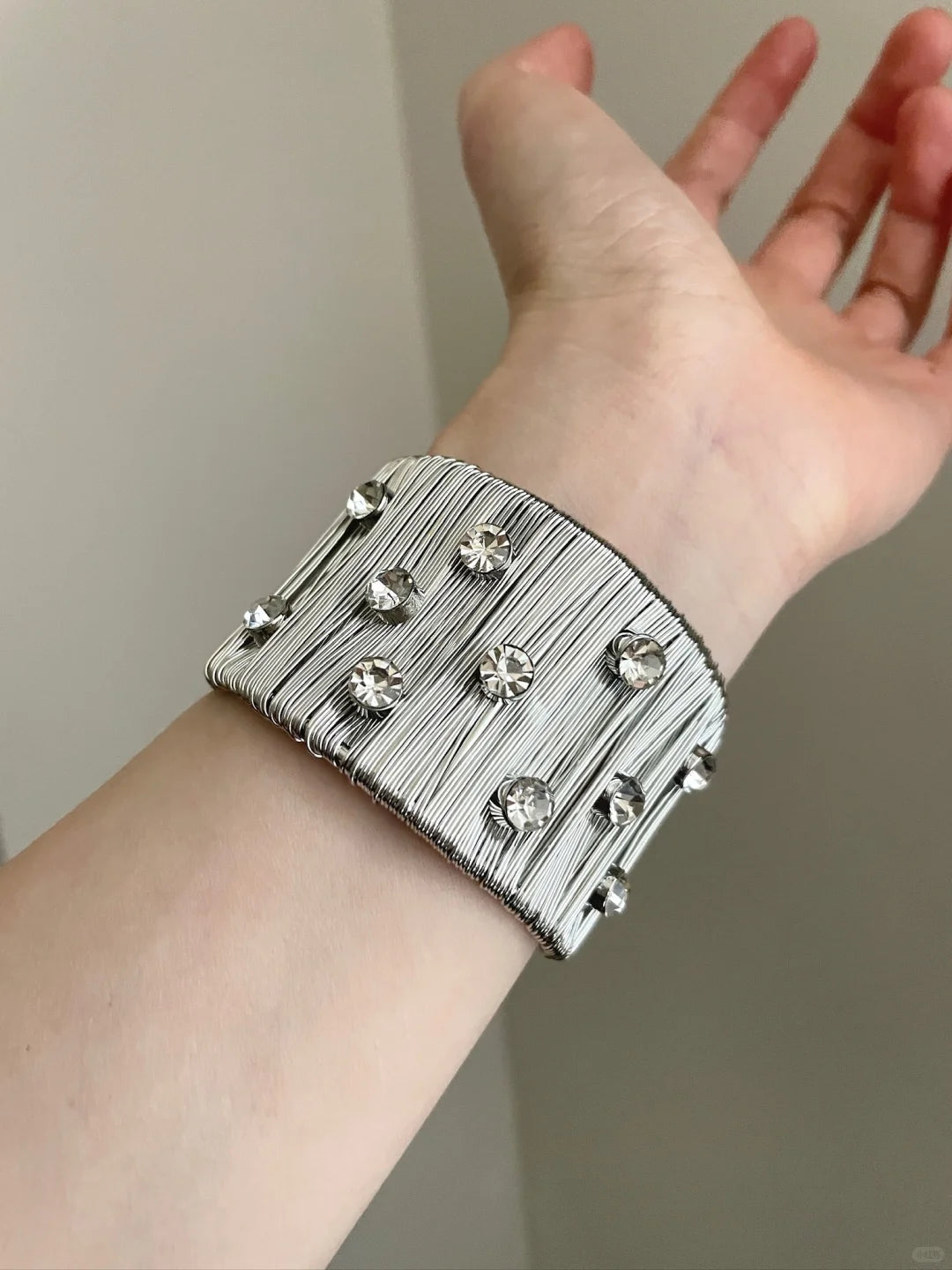 silver-wire-crystal-cuff-bracelet-high-quality-womens-fashion-jewelry-clearance