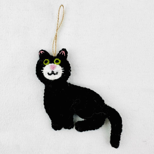 Handmade Wool Felt Cat Charms