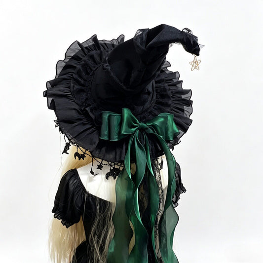 Gothic Witch Hat Lolita Bonnet