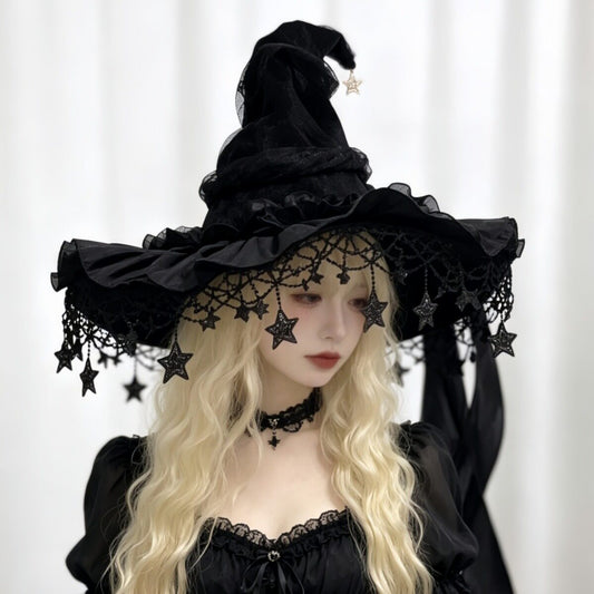 Gothic Witch Hat Lolita Bonnet