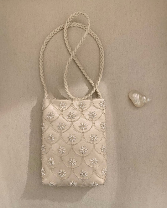 Handmade Beaded Crossbody Bag