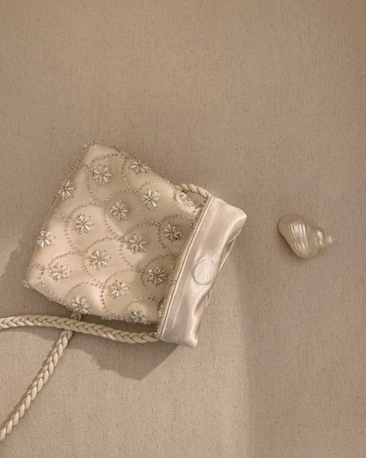 Handmade Beaded Crossbody Bag