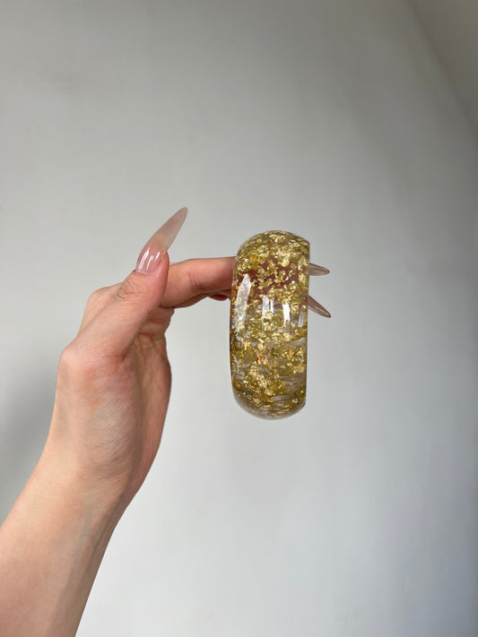 Gold Resin Bangle