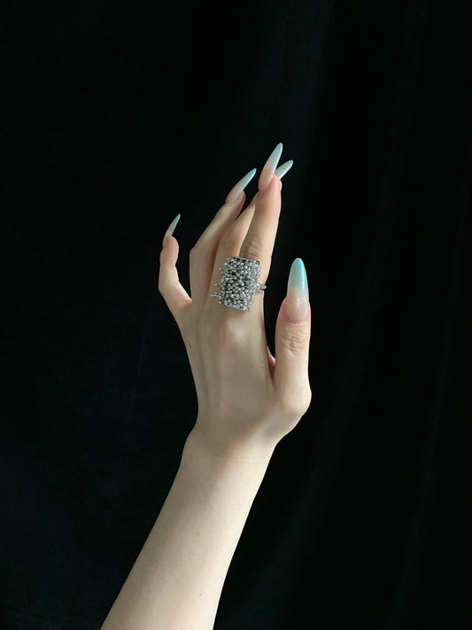 Intricate Beaded Ring