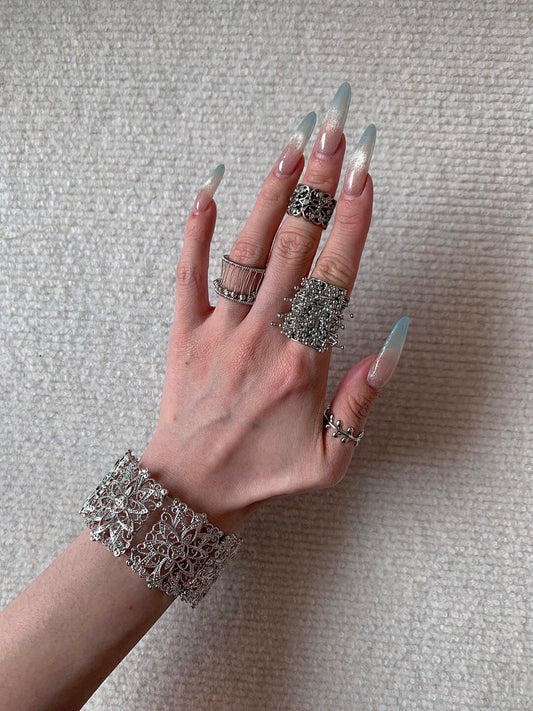 Intricate Beaded Ring