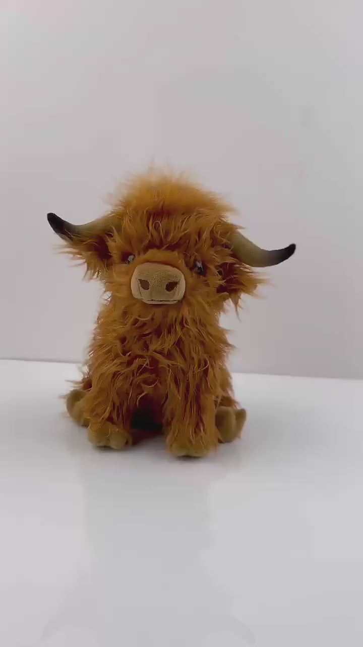 Mini Highland Cows Stuffed Animal