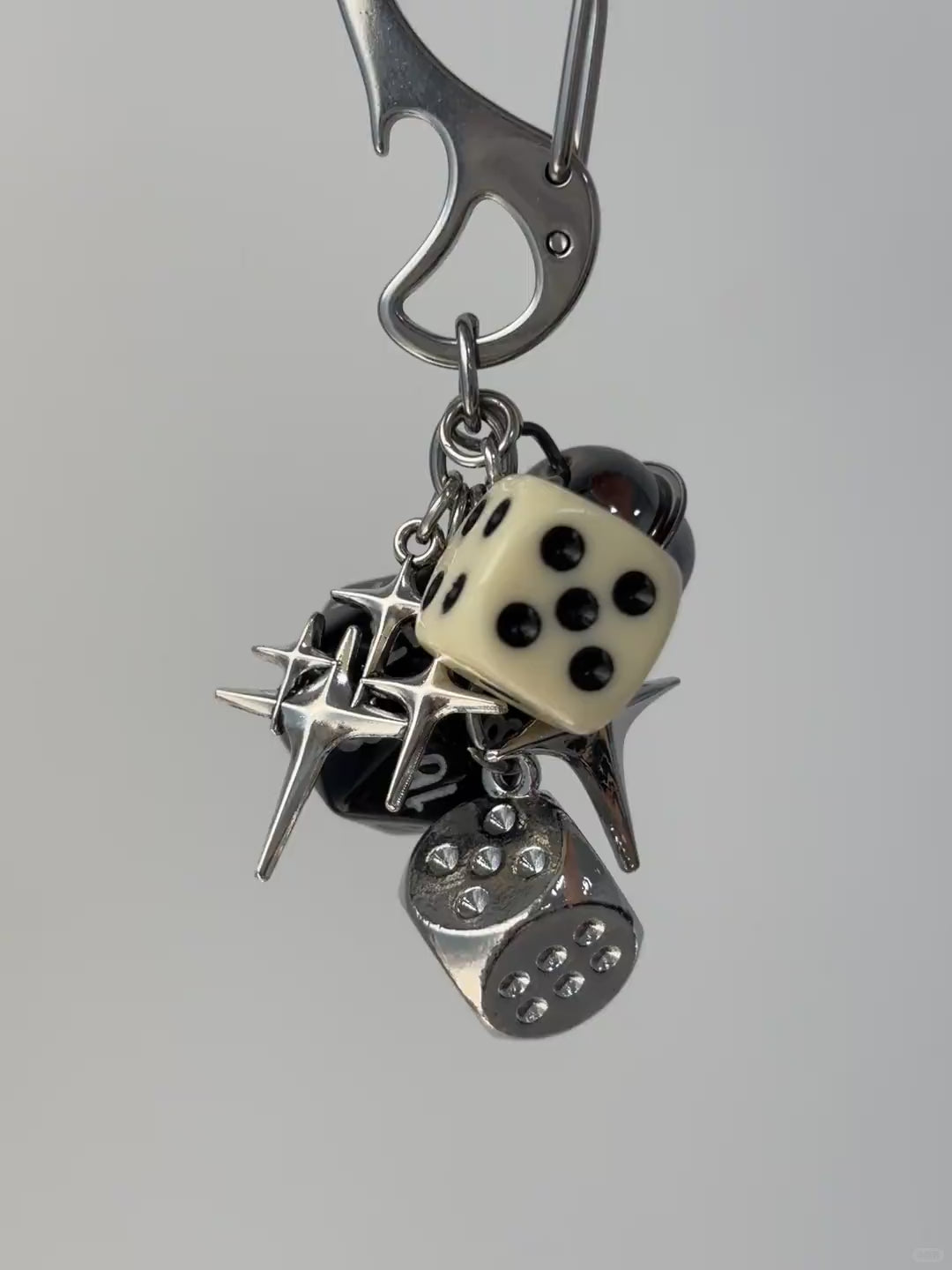 Black Ninja Dice Charm